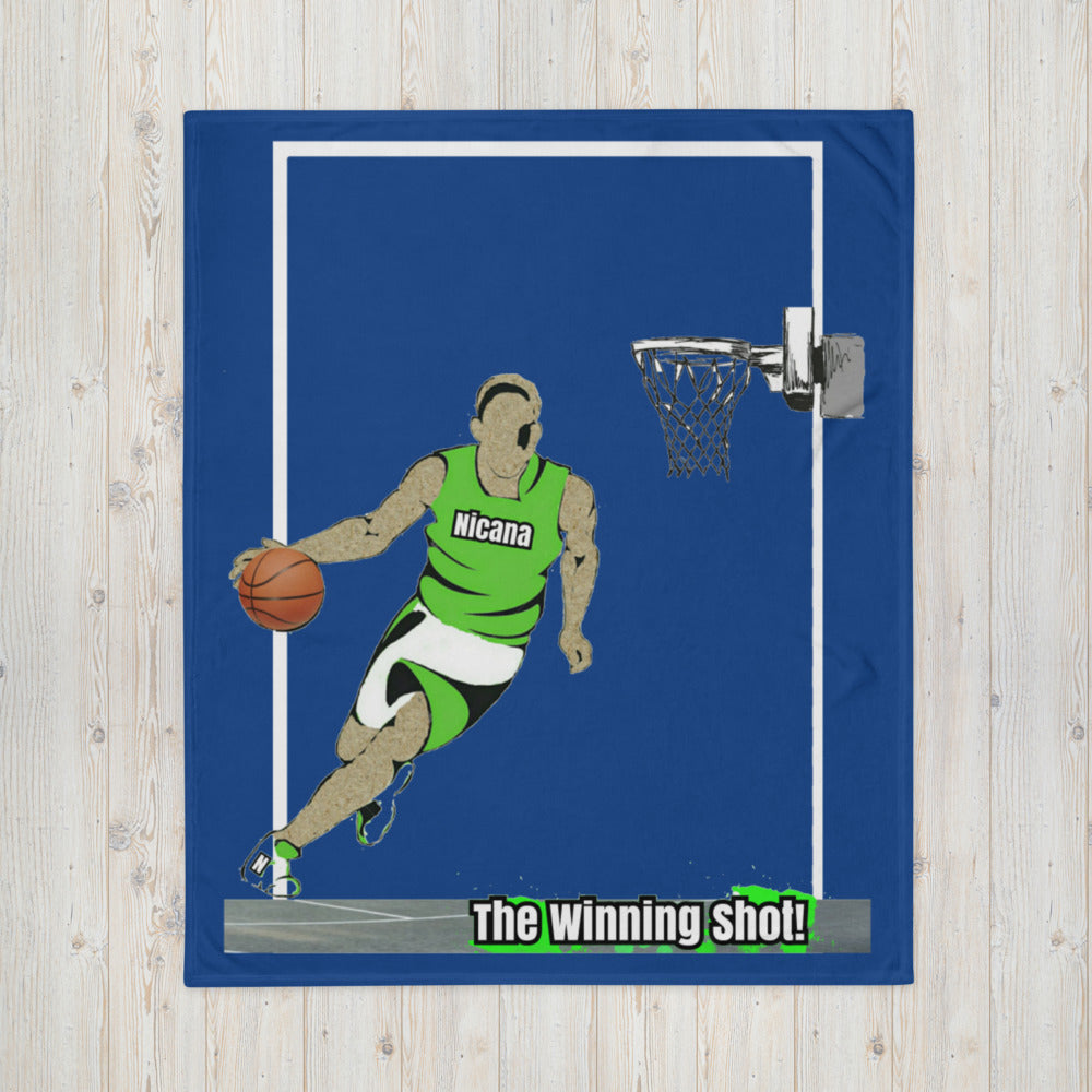 Winning Shot Throw Blanket
