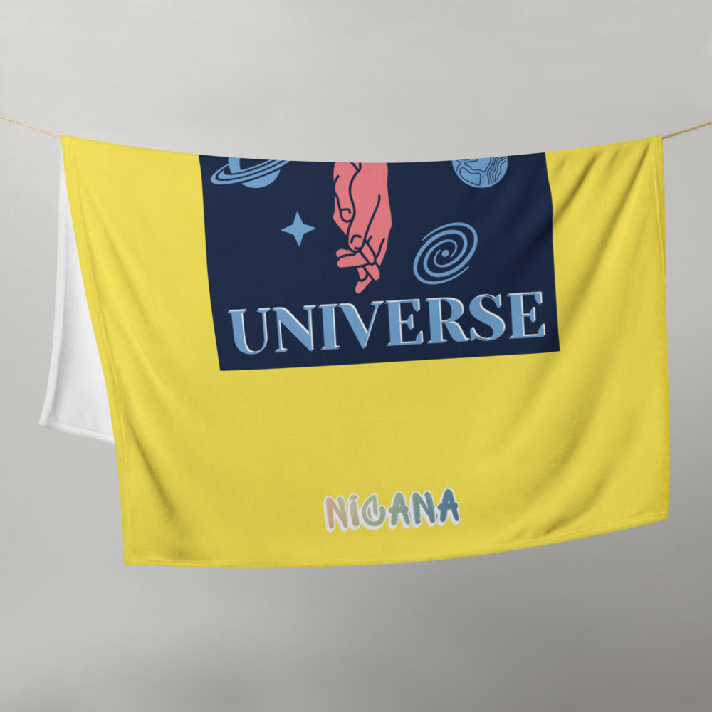 You're My Universe Throw Blanket