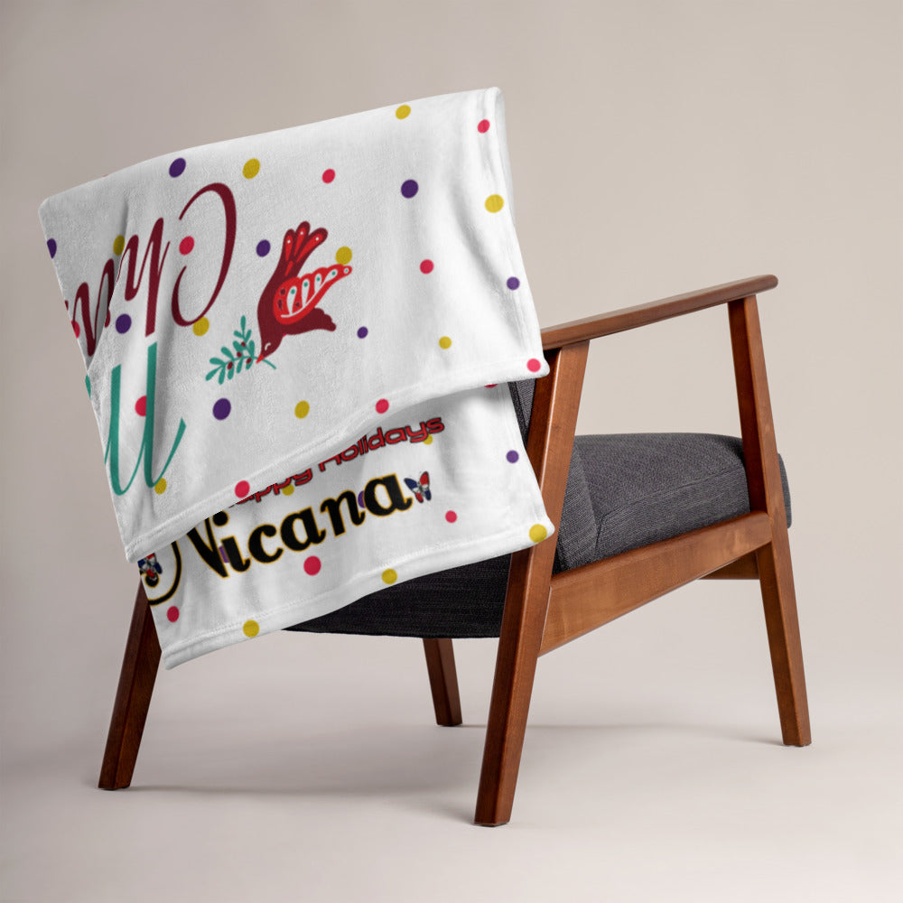 Nicana Merry Christmas Throw Blanket