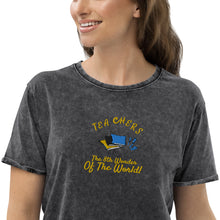 Cargar imagen en el visor de la galería, Teacher&#39;s  the 8th Wonder Denim T-Shi
