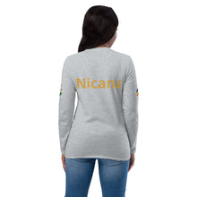 Cargar imagen en el visor de la galería, Nicana ..Be you.  BE proud.  Unisex fashion long sleeve shirt
