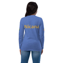 Carica l&#39;immagine nel visualizzatore di Gallery, Nicana ..Be you.  BE proud.  Unisex fashion long sleeve shirt
