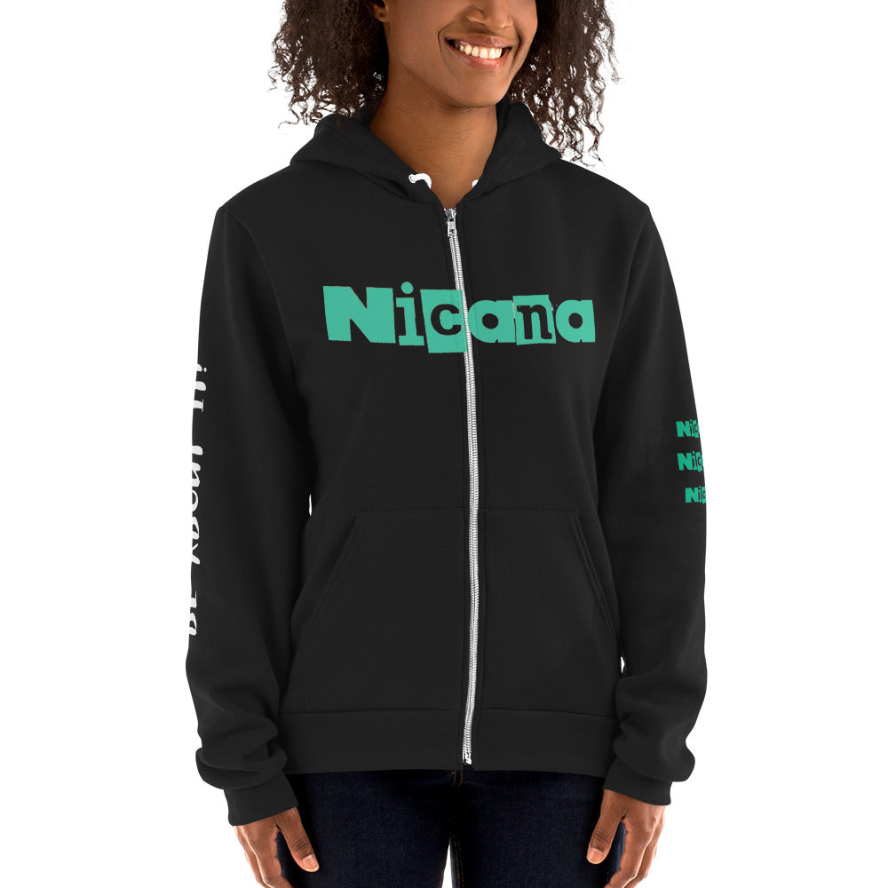 Nicana Peek-a-Boo Unisex Hoodie Sweater