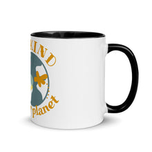 Load image into Gallery viewer, Be Kind to Our Planet Mug with Color Inside
