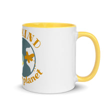 Load image into Gallery viewer, Be Kind to Our Planet Mug with Color Inside
