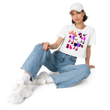 将图片加载到图库查看器，Nicana Color Block Women’s crop top
