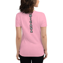 Cargar imagen en el visor de la galería, Nicana Letterman Women&#39;s short sleeve t-shirt
