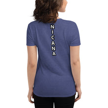 Cargar imagen en el visor de la galería, Nicana Letterman Women&#39;s short sleeve t-shirt
