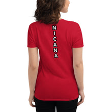 Cargar imagen en el visor de la galería, Nicana Letterman Women&#39;s short sleeve t-shirt
