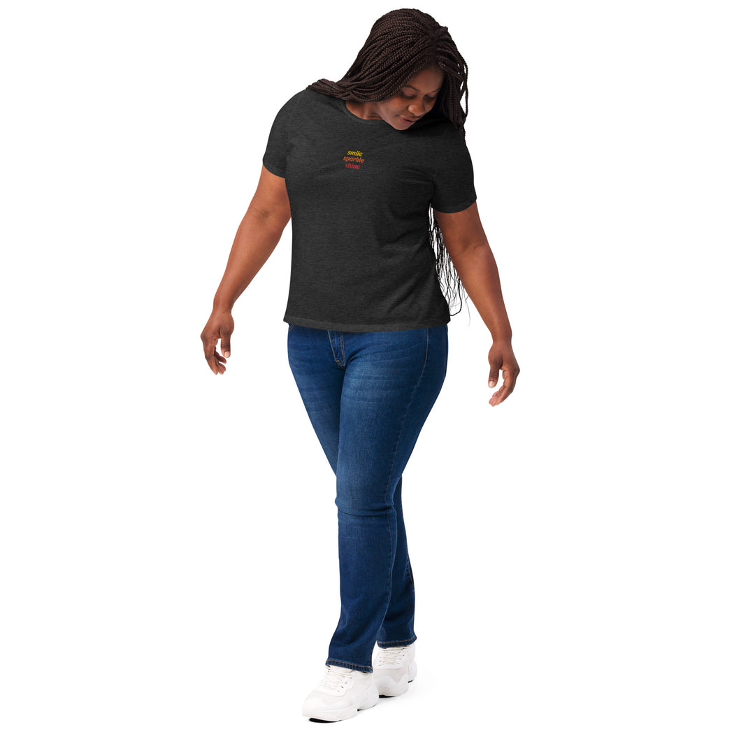 Nicana Sparkle Women’s relaxed tri-blend t-shirt