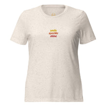 将图片加载到图库查看器，Nicana Sparkle Women’s relaxed tri-blend t-shirt
