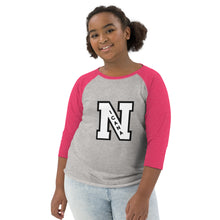 Load image into Gallery viewer, Nicana Letterman Youth baseball shirt
