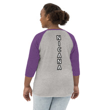 Load image into Gallery viewer, Nicana Letterman Youth baseball shirt
