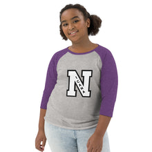 Load image into Gallery viewer, Nicana Letterman Youth baseball shirt

