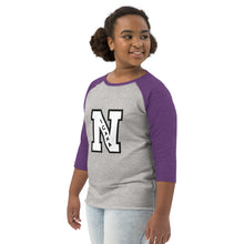 Load image into Gallery viewer, Nicana Letterman Youth baseball shirt
