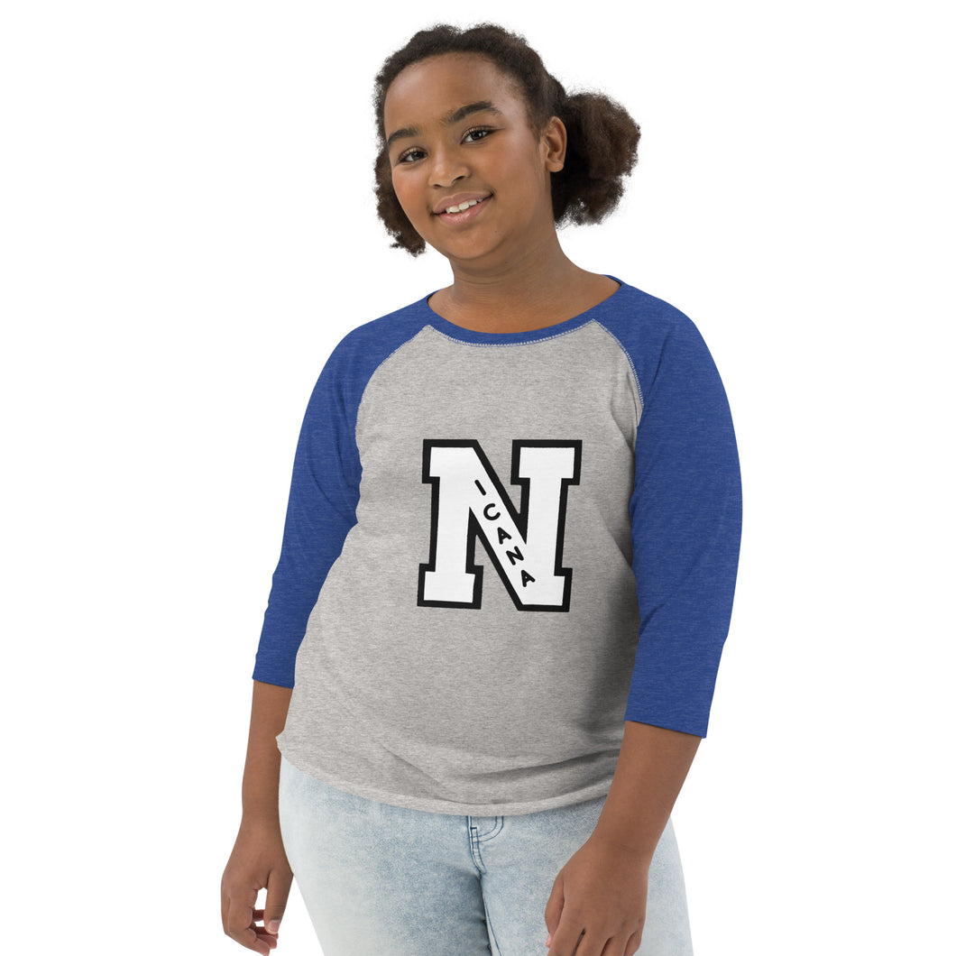 Nicana Letterman Youth baseball shirt