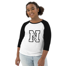Load image into Gallery viewer, Nicana Letterman Youth baseball shirt
